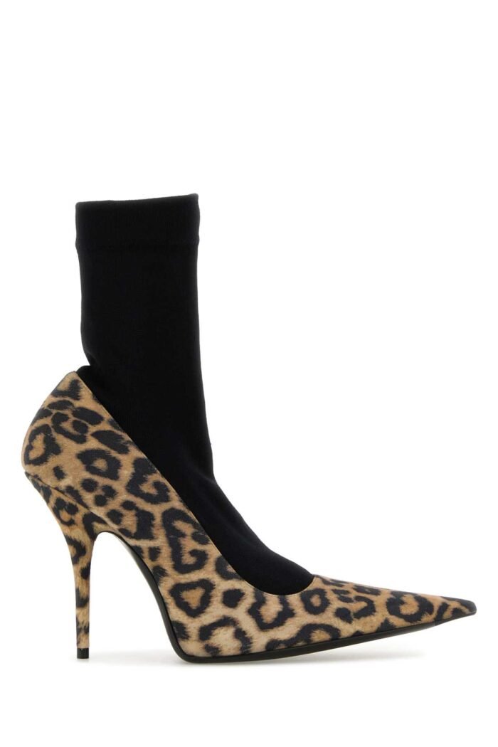 Printed suede Avenue Sock pumps - Image 1