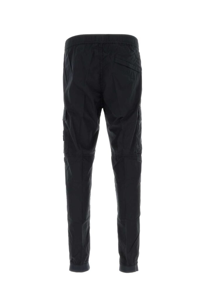 Midnight blue stretch cotton pant - Image 2