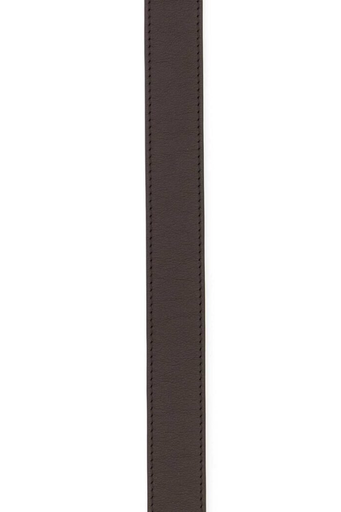 Dark brown leather belt - Image 3