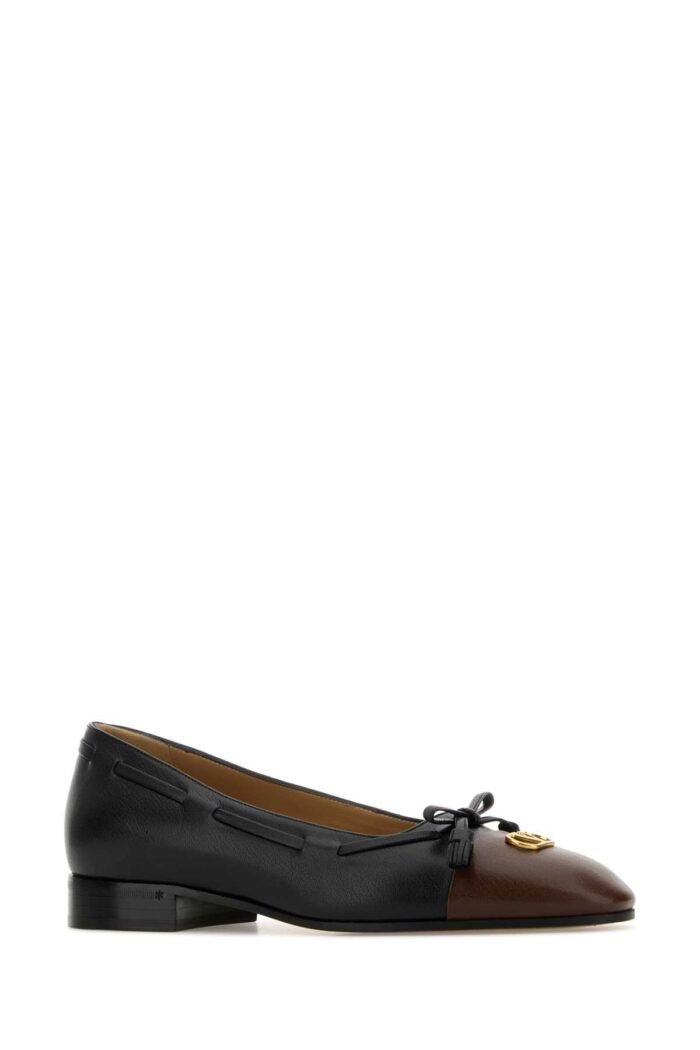 Black leather Valet Du Roi ballerinas - Image 2