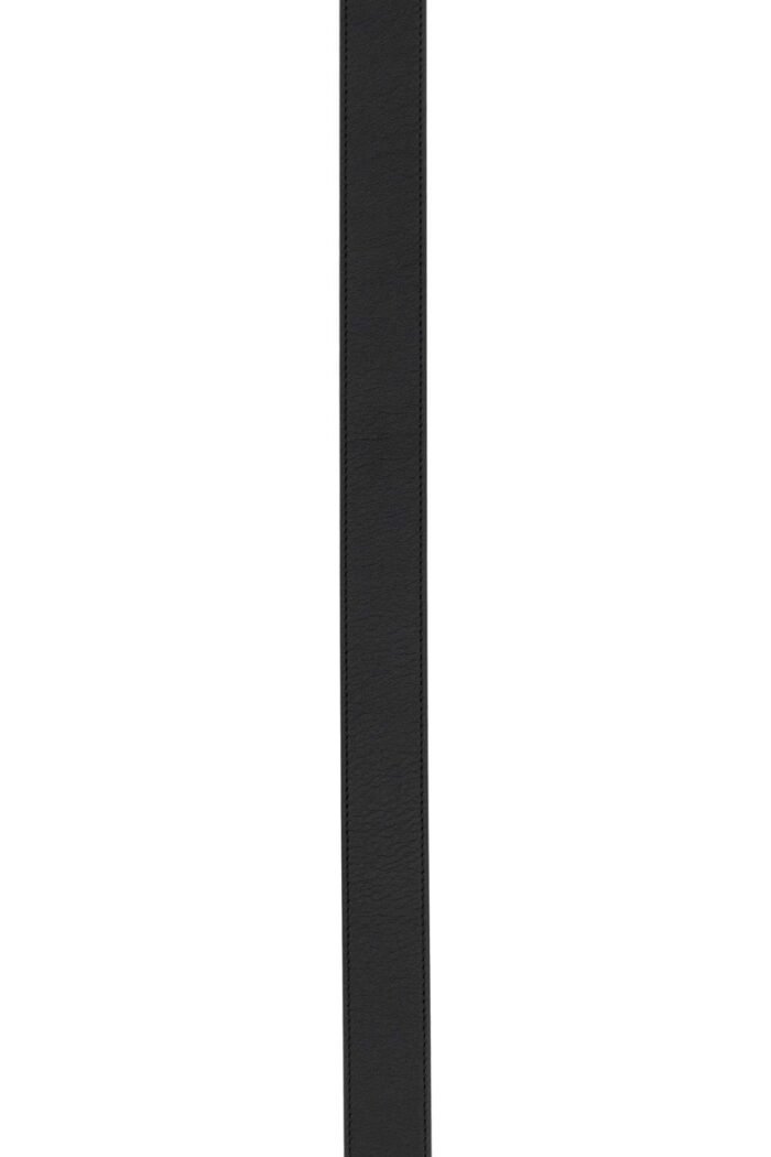 Black leather VLogo Signature belt - Image 3