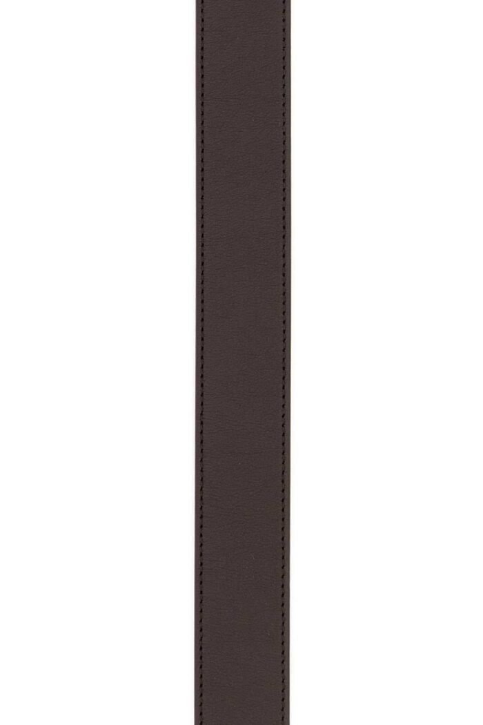 Dark brown leather VLogo Signature belt - Image 3