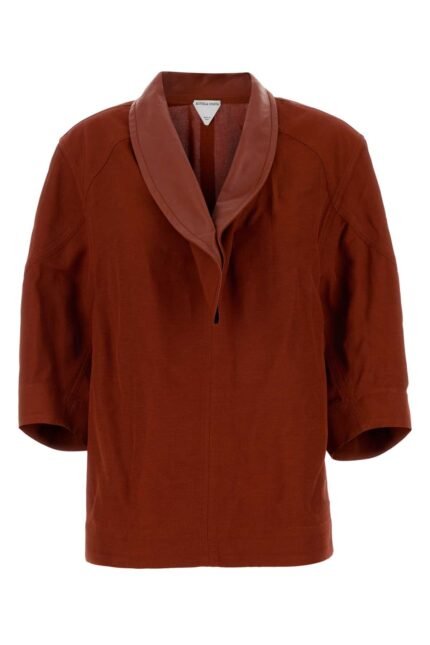 Tiziano red viscose blend blouse
