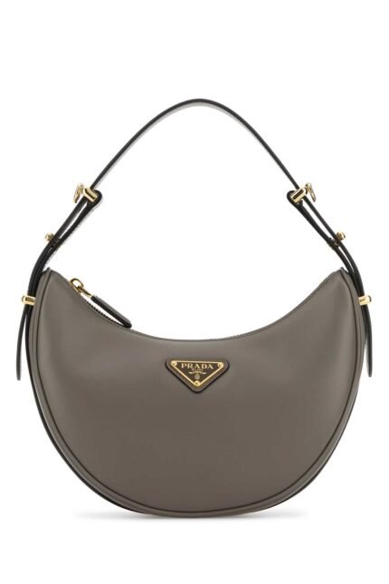 Dark grey leather ArquÃ¨ handbag