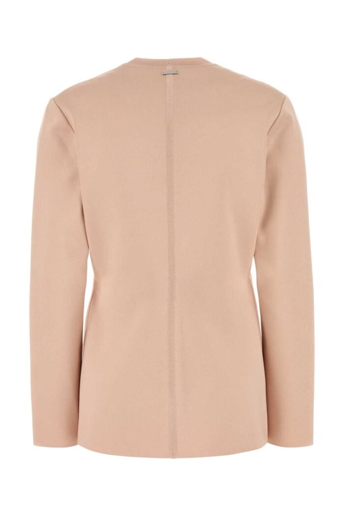 Pink stretch viscose blend cardigan - Image 2