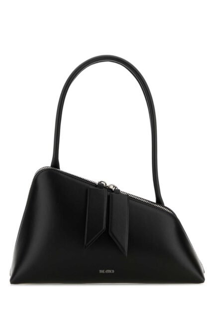Black leather Sunrise shoulder bag