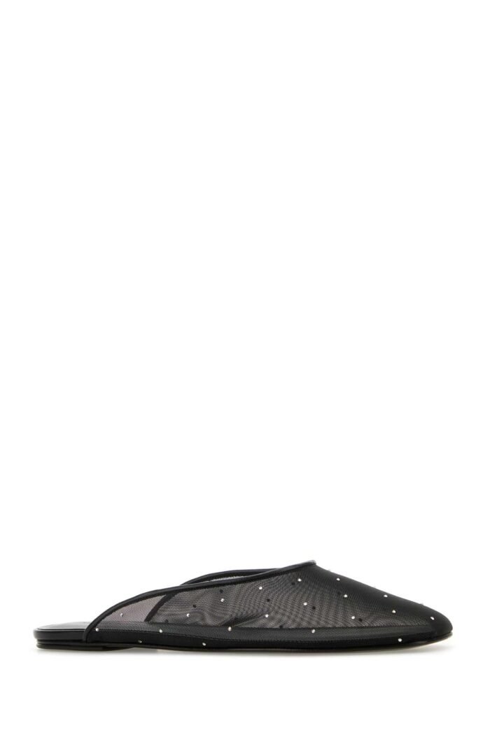 Black mesh slippers - Image 2