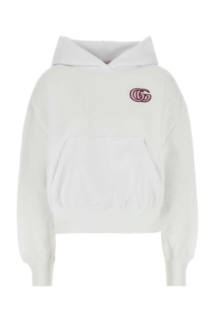 White cotton sweatshirt
