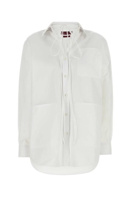 White poplin shirt