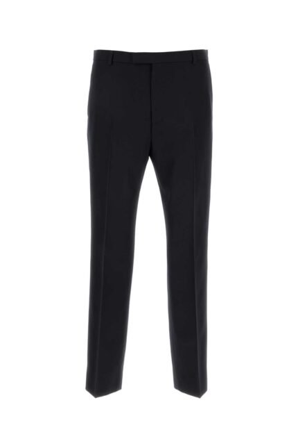 Navy blue wool pant