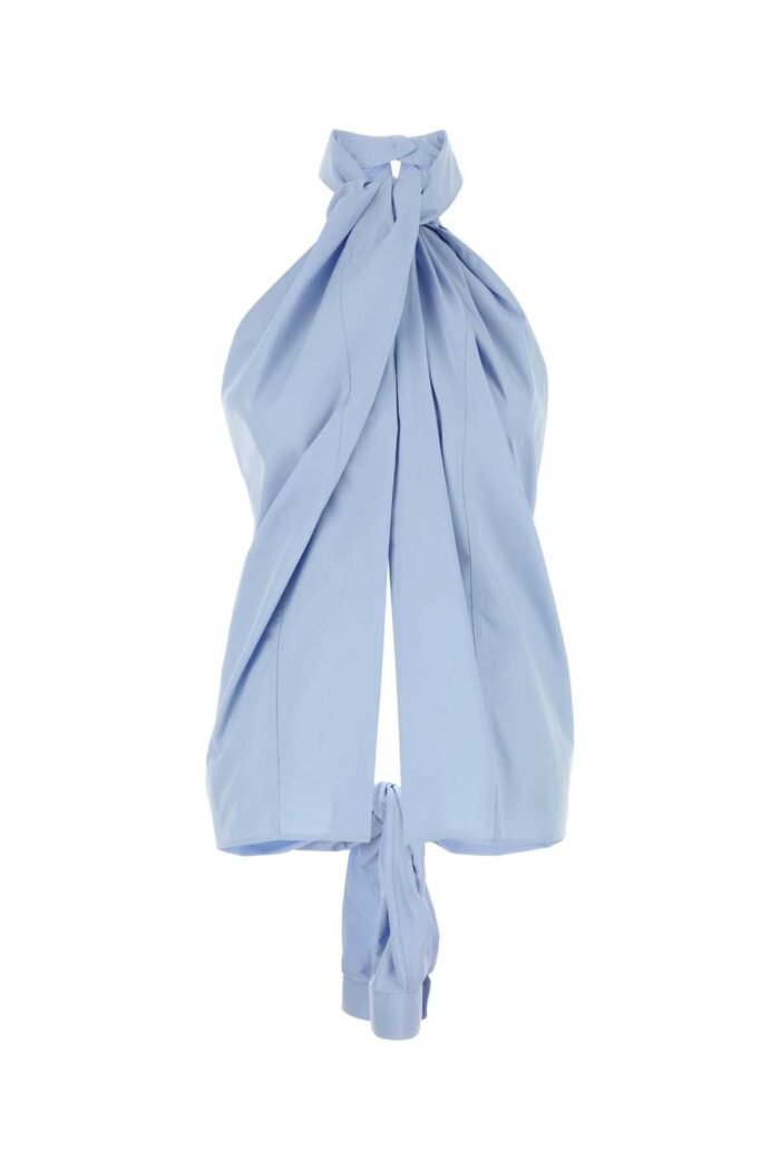 Light blue poplin top - Image 1