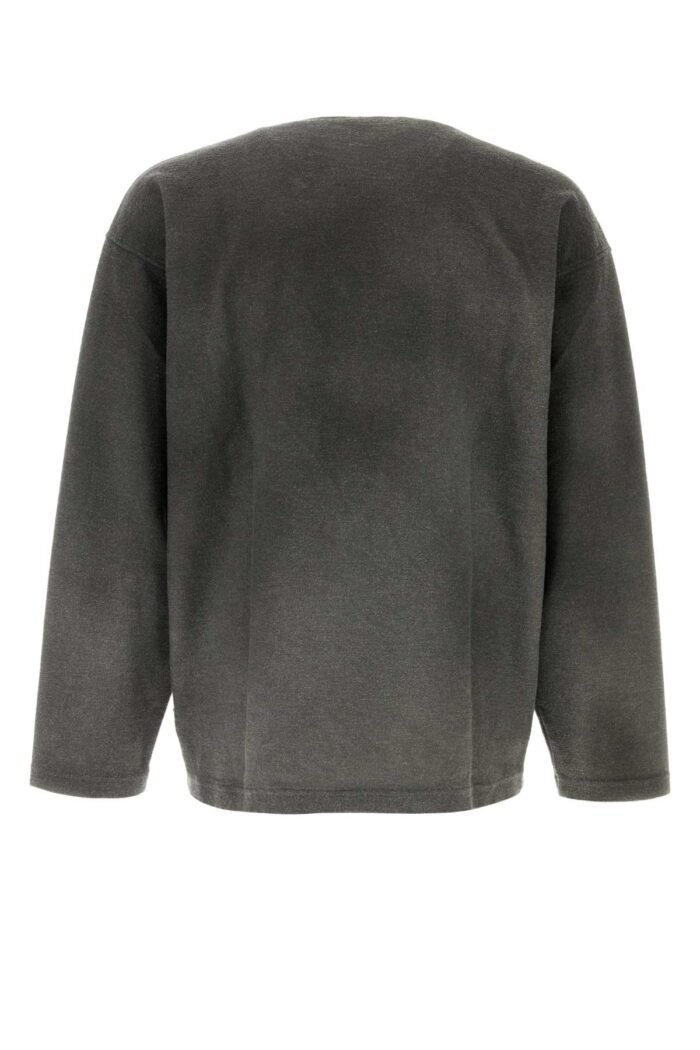 Grey stretch cotton blend S-Ruben sweatshirt - Image 2
