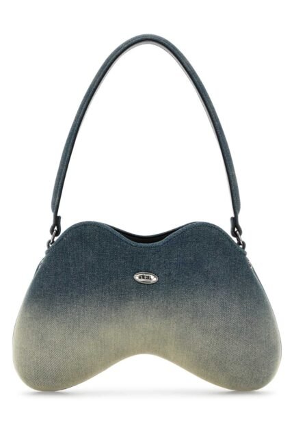 Denim Double-D shoulder bag