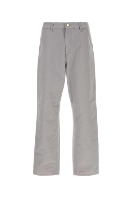 Grey cotton Single Knee Pant