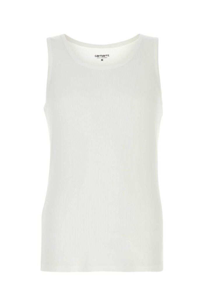 White cotton A-Shirt - Image 1