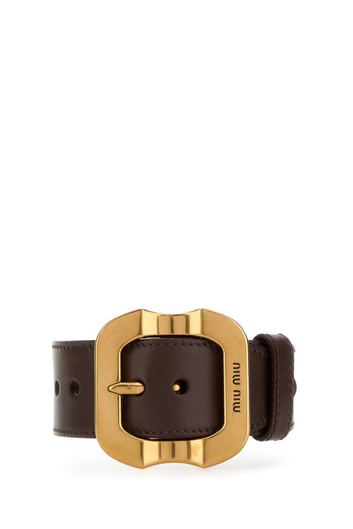 Brown leather bracelet - Image 1
