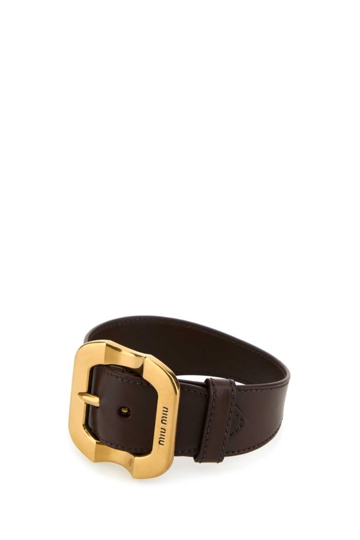 Brown leather bracelet - Image 3
