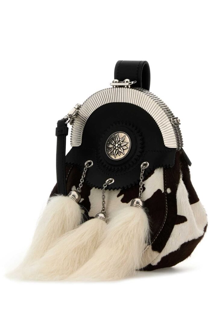 Printed calf hair clutch - Image 2