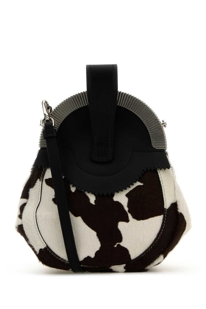 Printed calf hair clutch - Image 3
