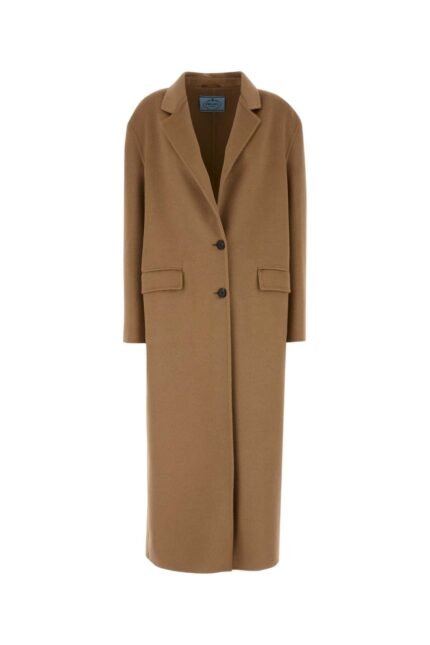 Camel wool blend coat