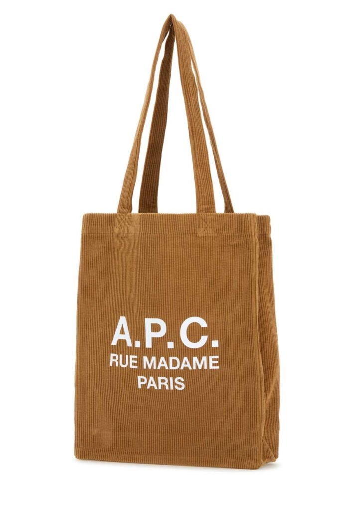 Camel corduroy Lou shopping bag - Image 2