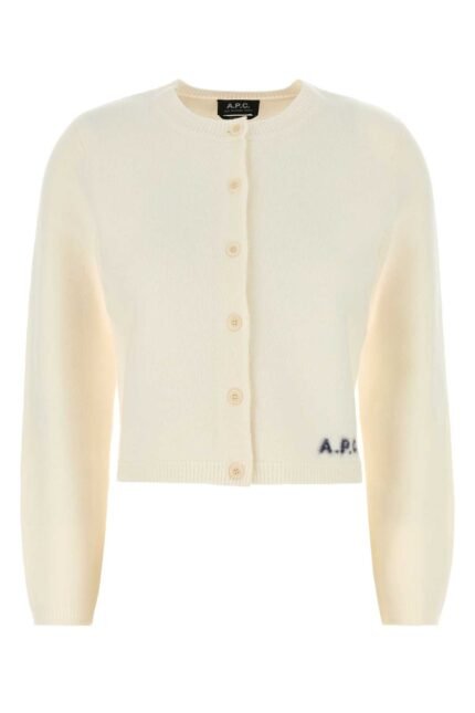 Ivory wool Mila cardigan
