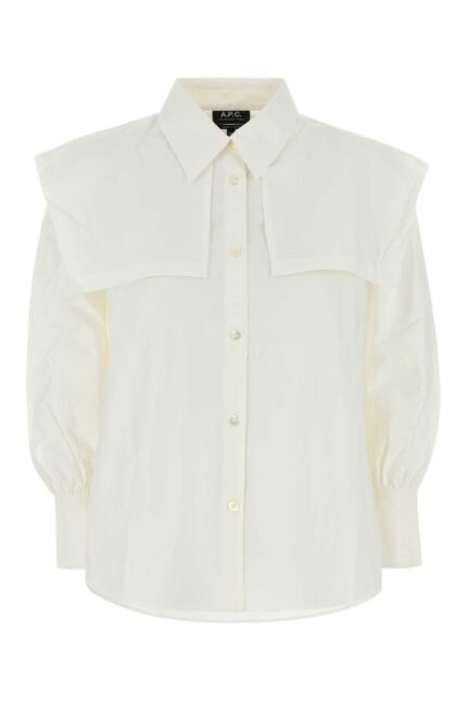 White poplin Ondine shirt