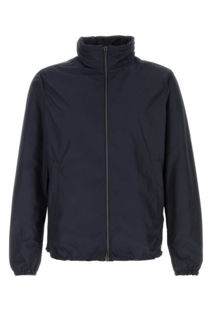 Dark blue polyester jacket