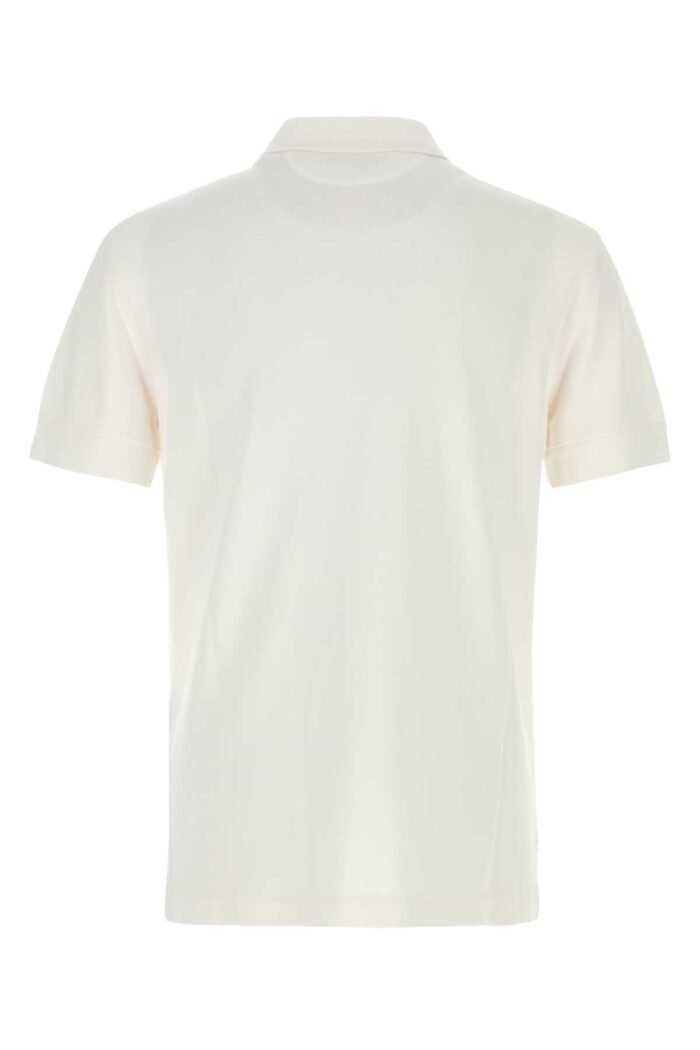 White piquet polo shirt - Image 2