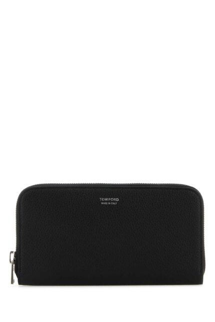 Black leather wallet