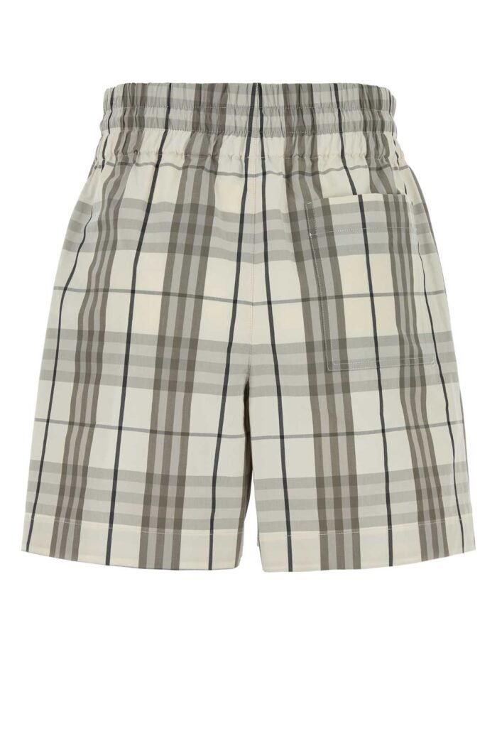 Embroidered poplin shorts - Image 2