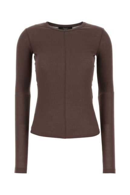 Brown cotton Vincita t-shirt