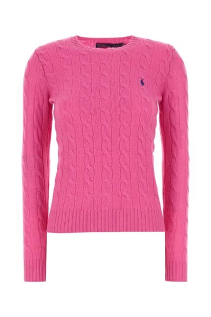 Fuchsia wool blend sweater