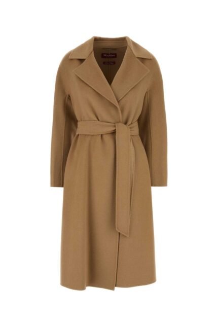 Camel wool blend Cles coat