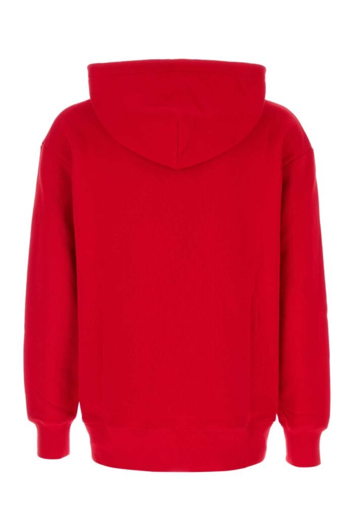 Red cotton sweatshirt - Image 2