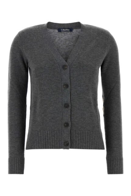 Dark grey wool Apollo cardigan
