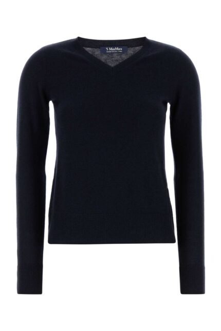 Midnight blue wool Idoneo sweater