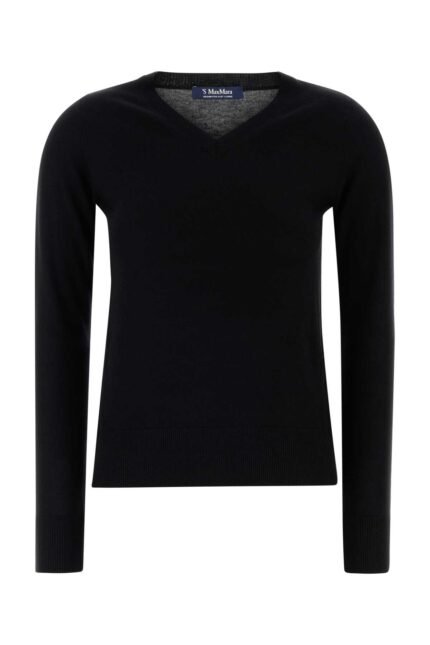 Black wool Idoneo sweater
