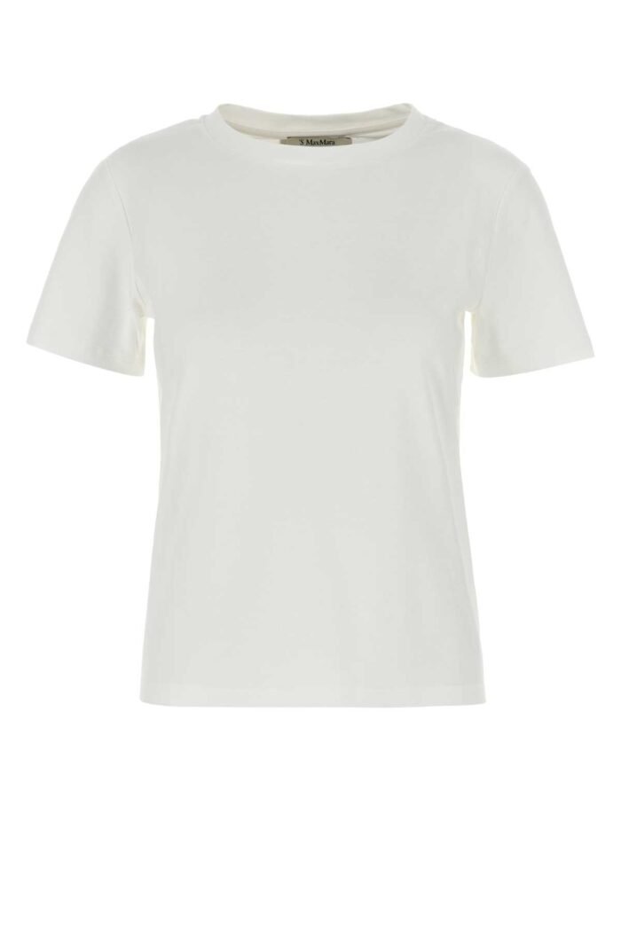 White cotton Gemma t-shirt - Image 1