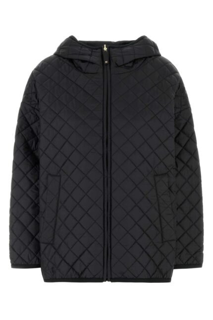 Black polyester Leo reversible jacket