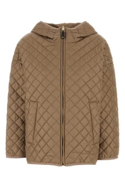 Camel polyester Leo reversible jacket