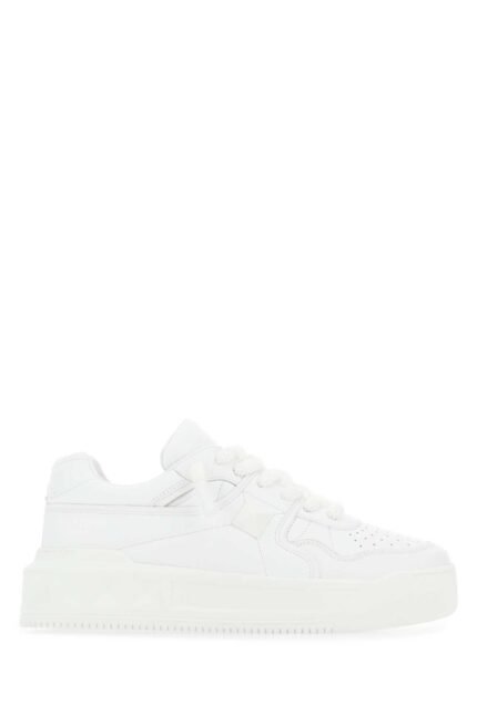 White nappa leather One Stud XL sneakers