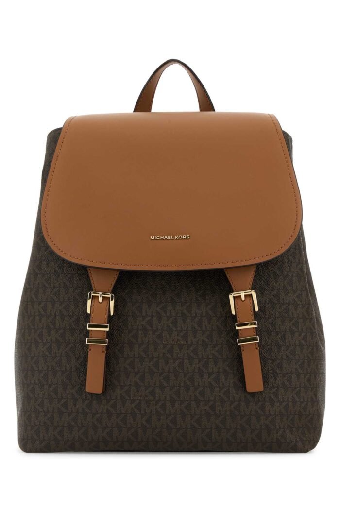 Printed canvas backpack - Image 1