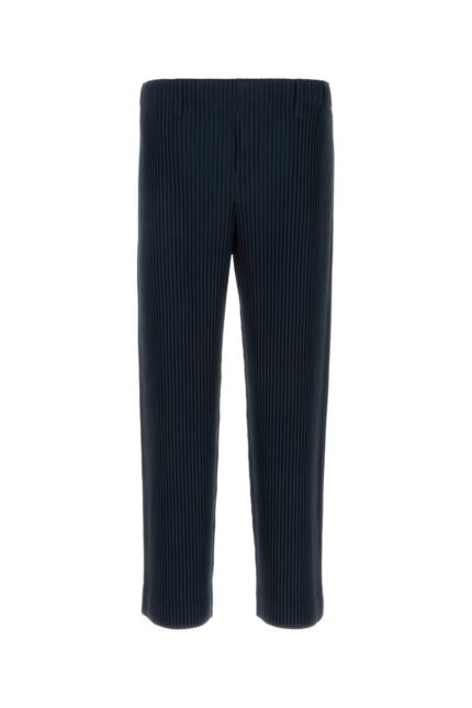 Midnight blue polyester pant