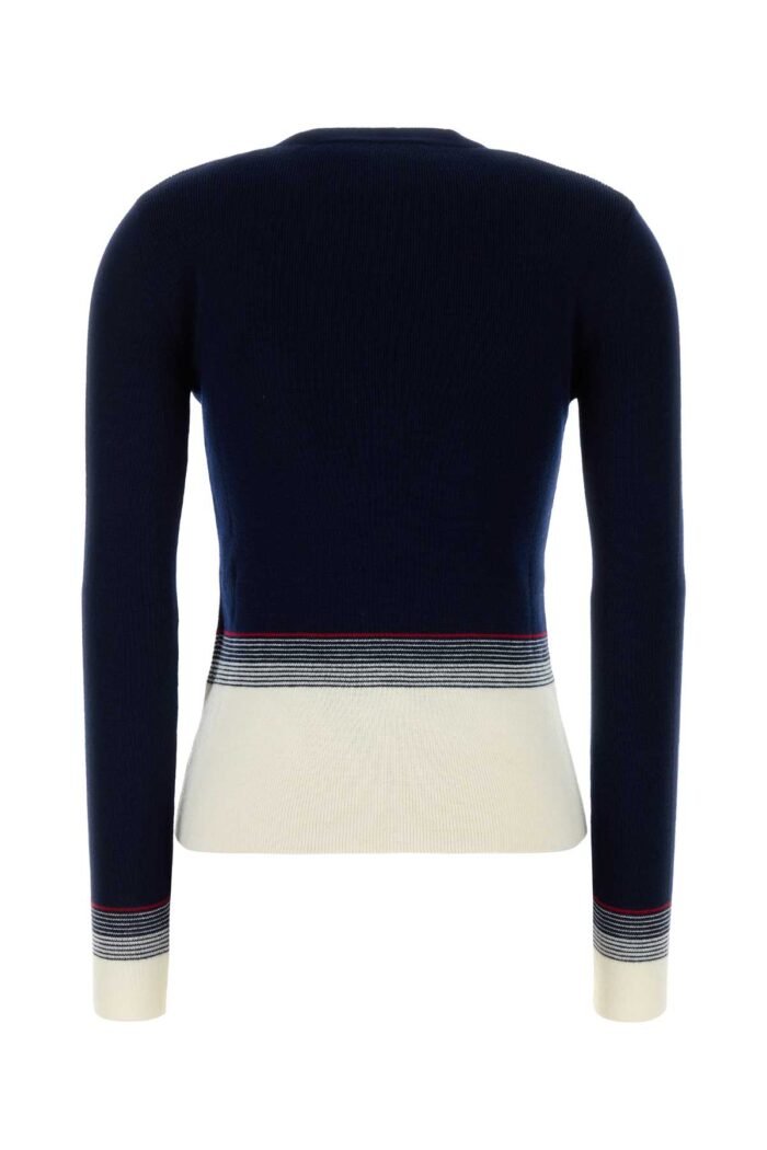 Navy blue wool cardigan - Image 2