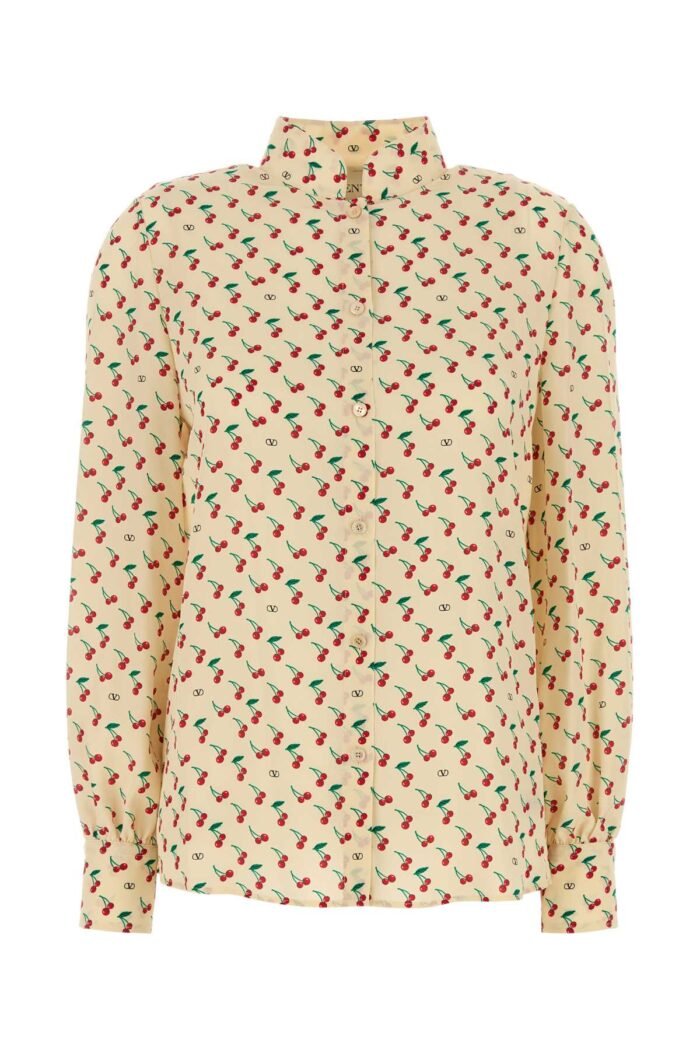Printed crepe shirt - Image 1