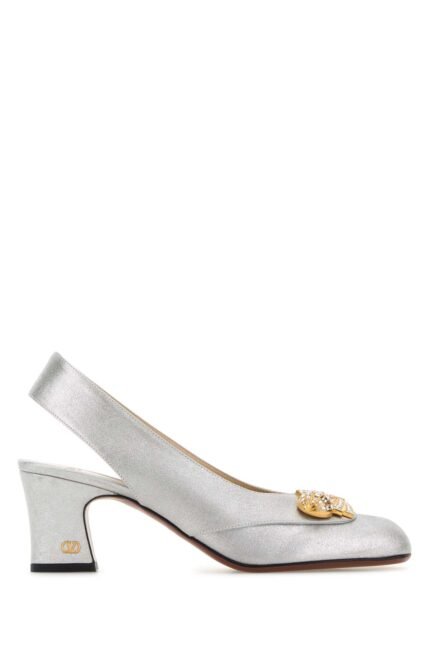 Embellished fabric Adamantine pumps