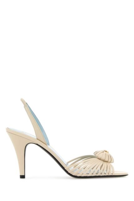 Ivory leather Royal sandals