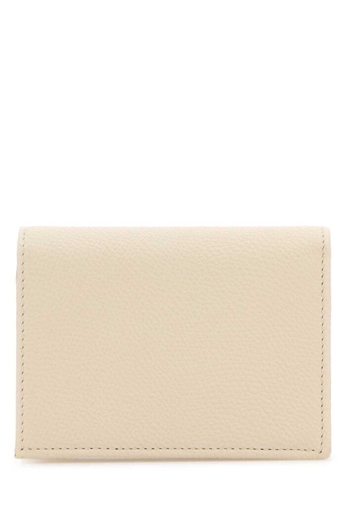 Ivory leather VLogo wallet - Image 3
