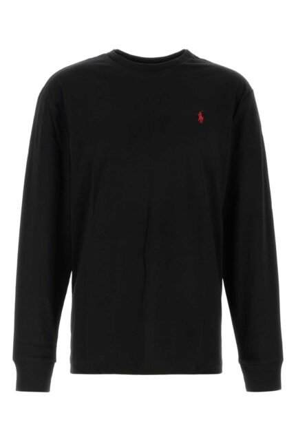 Black cotton t-shirt